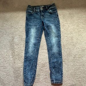 Denim skinny jeans dark wash from Jc penny